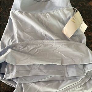 Light Blue Athletic Skirt